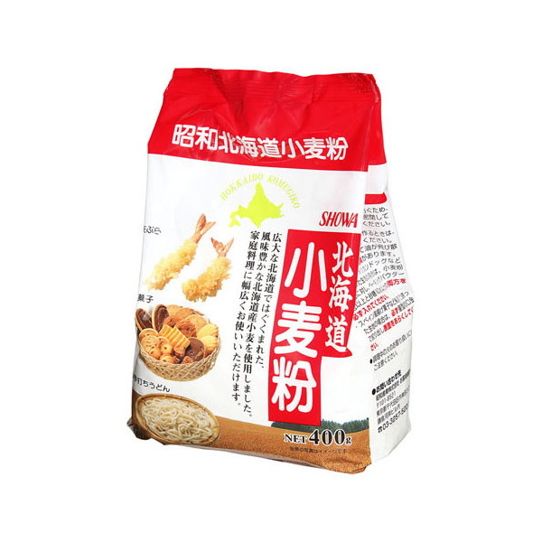 昭和産業 北海道小麦粉 400g x20