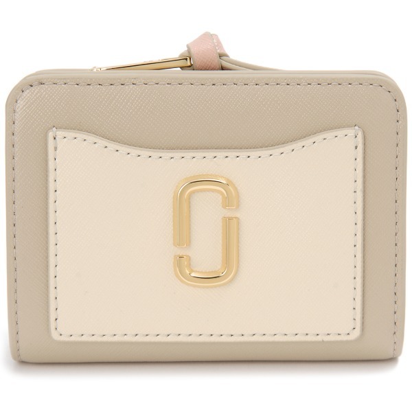 MARC JACOBS �}�[�N�W�F�C�R�u�X ��܂���z �J�[�L 2F3SMP062S07 241 MINI COMPACT WALLET KHAKI MULTI �y���s�A���i�z