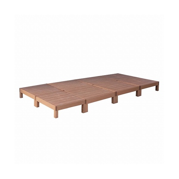 �Z�܂��X�^�C�� PWDE-8P-LBR �l�H�؃E�b�h�f�b�L ecofeel(�G�R�t�B�[��) 8�� �P�i ���C�g�u���E��