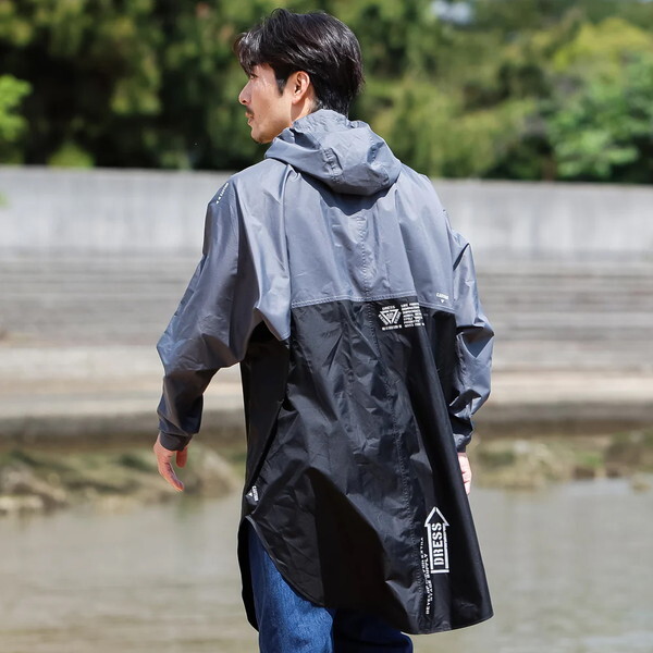 DRESS パッカブル レインポンチョ AIRBORNE L | 激安の新品・型落ち
