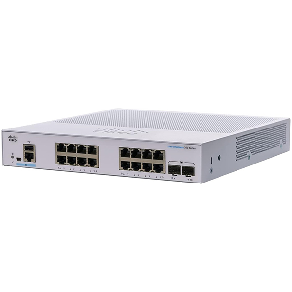 Cisco CBS350-16T-E-2G-JP CBS350 Managed 16-port GE Ext PS 2x1G SFP