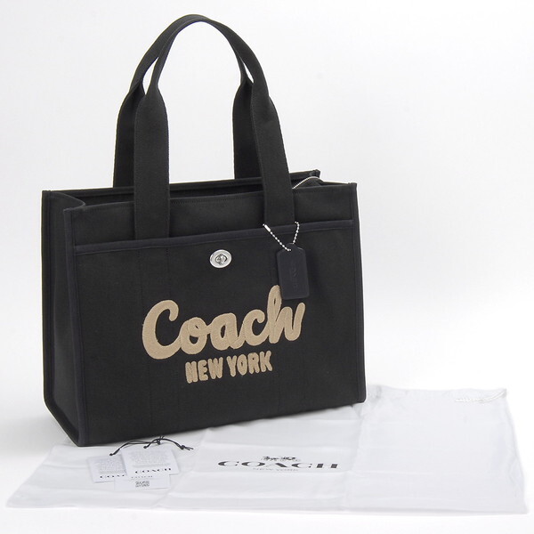 COACH コーチ トートバッグ ブラック CP163 LHBLK CARGO TOTE 42 LH 