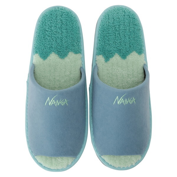 NANGA �i���K NANGA RIDGELINE GRADATION ROOM SHOES AQUA 29 NZ2454-4F406-B N0000834 ���b�W���C���O���f�[�V�������[���V���[�Y