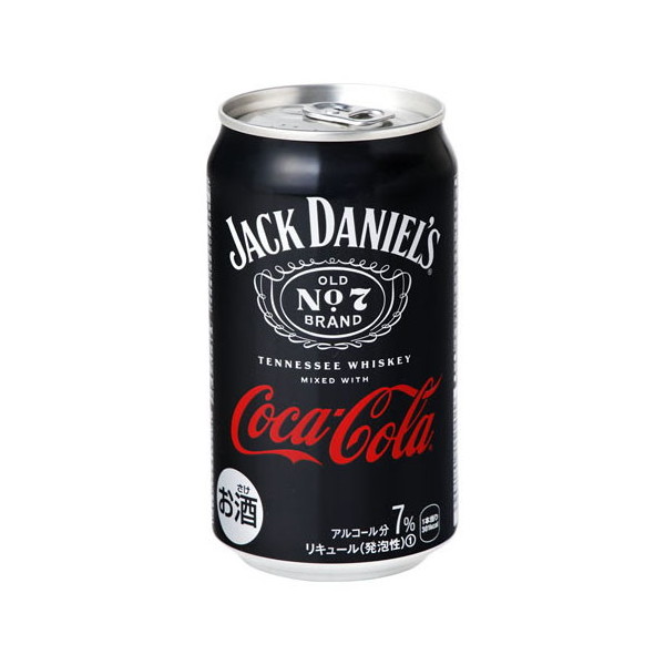 ジャックダニエル＆コカ・コーラ 350ml x 24缶 24.2▲PO