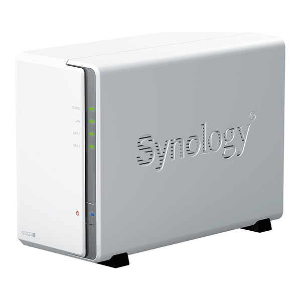 シノロジー Synology NAS DS223j HAT3300 6TB×2個 Synology DS223j 2ベイ NASキット + HAT3300-6T 3.5インチ内蔵HDD(6TB