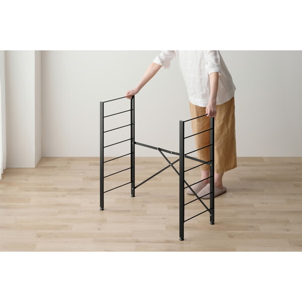 KRSR-3 ナチュラルオーク アイリスオーヤマ [連結スチールラック (組立簡単)] メーカー直送 アイリスオーヤマ KRSR-3 ナチュラルオーク [連結スチールラック (組立