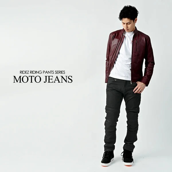 RIDEZ RDB1002 STRETCH JEANS BLACK 30×30