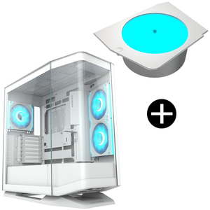 NZXT CM-H91EW-01 ホワイト H9 Elite 強化ガラスモデル [2層構造ミドル