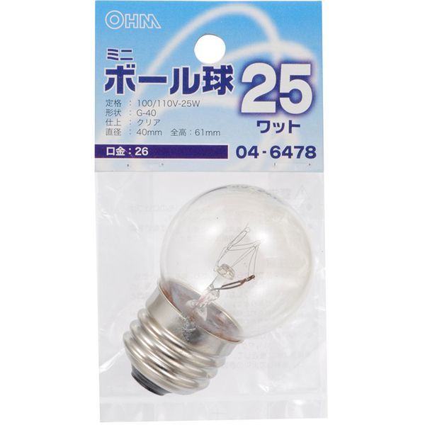 �I�[���d�@ LB-G4625-C [�~�j�{�[���� G40 E26/25W �N���A]