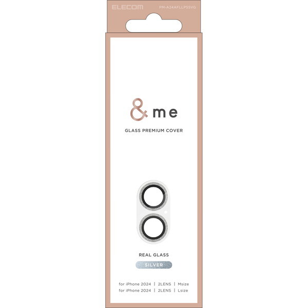 ELECOM PM-A24AFLLP5SVG Vo[ &me [iPhone16 / iPhone16 Plus J YJo[ KX Ob^[]