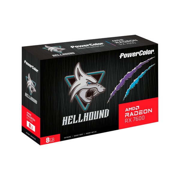 PowerColor RX7600 8G-L/OC Hellhound AMD Radeon [グラフィックスカード]  激安の新品・型落ち・アウトレット 家電 通販 XPRICE エクスプライス (旧 PREMOA プレモア)