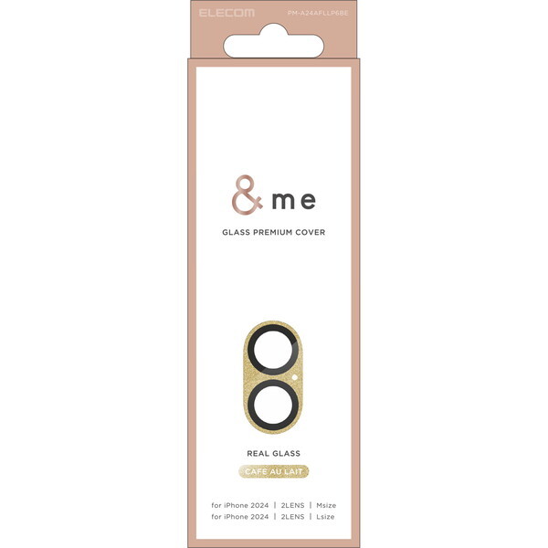 ELECOM PM-A24AFLLP6BE JtFI &me [iPhone16 / iPhone16 Plus J YJo[ KX SʃOb^[]