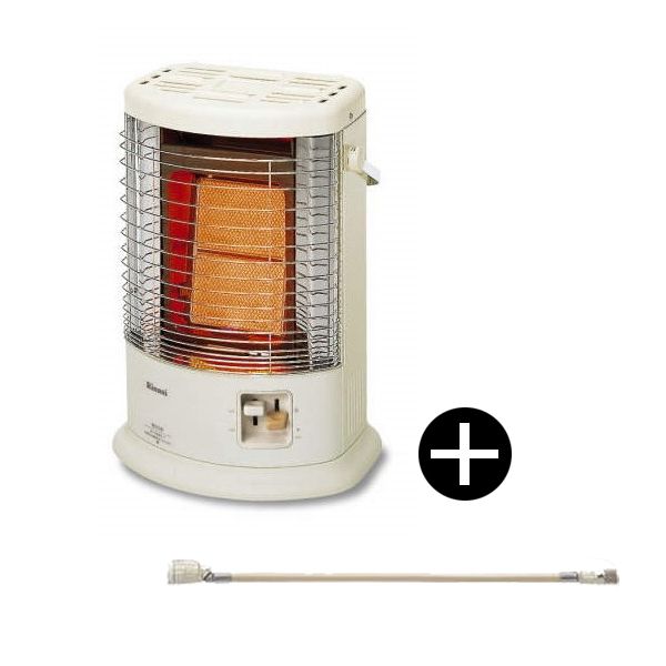 Rinnai R-852PMS3(C)-13A ガス赤外線ストーブ + ガスコードセット(都市