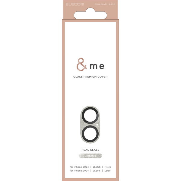 ELECOM PM-A24AFLLP6GB O[W &me [iPhone16 / iPhone16 Plus J YJo[ KX SʃOb^[]