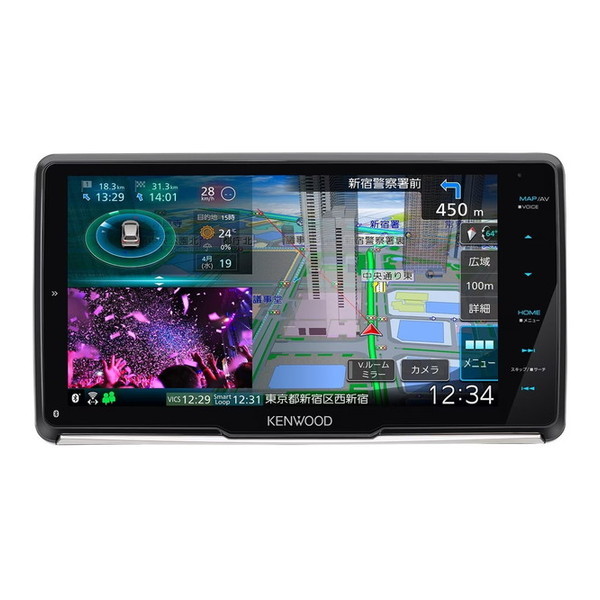 KENWOODポータブルカーナビゲーションココデス5V型