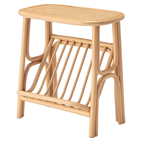 ナチュラル天然素材ラタン籐サイドテーブル棚マガジンラック台アンティークレトロ 楽天市場】サイドテーブル ラタン マガジンラック ナイト