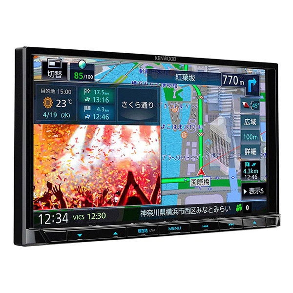 KENWOOD MDV-D710 彩速ナビ [DVD/CD/USB/SD AVナビゲーションシステム 