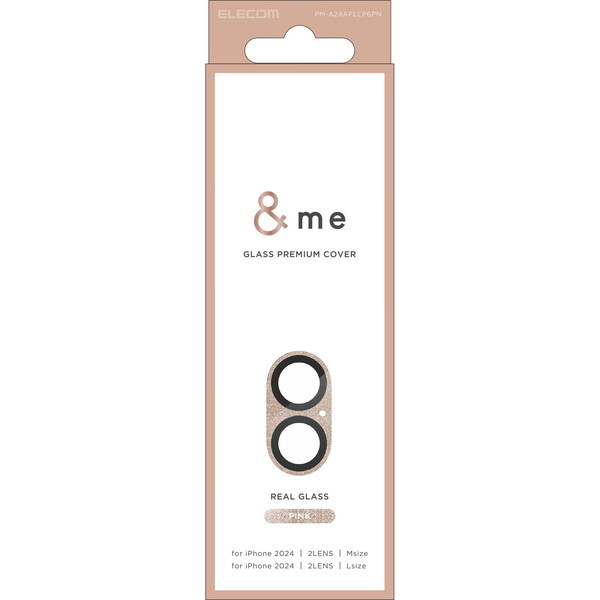 ELECOM PM-A24AFLLP6PN sN &me [iPhone16 / iPhone16 Plus J YJo[ KX SʃOb^[]