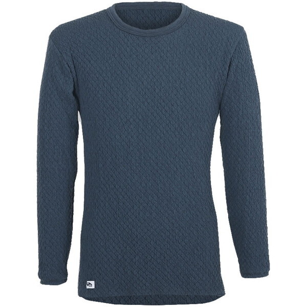 チョモランマ 紳士 長袖U首 ネイビー Lサイズ QMS922 健繊 健繊 チョモランマ 紳士 長袖U首 ネイビー Lサイズ QMS922 | 激安の