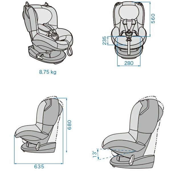 マキシコシ トビ スパークリンググレイ [チャイルドシート/9ヶ月～4歳頃まで]【保証期間：2年間】 | 激安の新品・型落ち・アウトレット 家電 通販  XPRICE - エクスプライス (旧 PREMOA - プレモア)