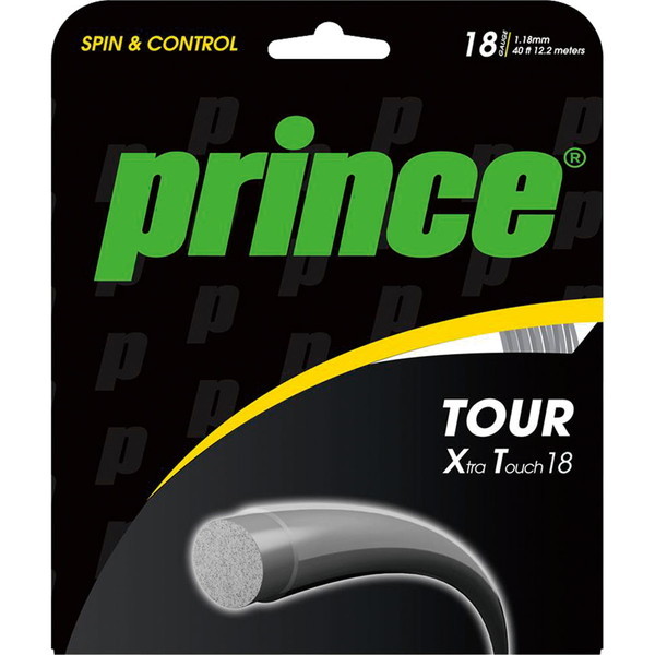 prince (プリンス) 硬式テニス用 ガット TOUR XT 18 BLK 1.18mm 7J912020