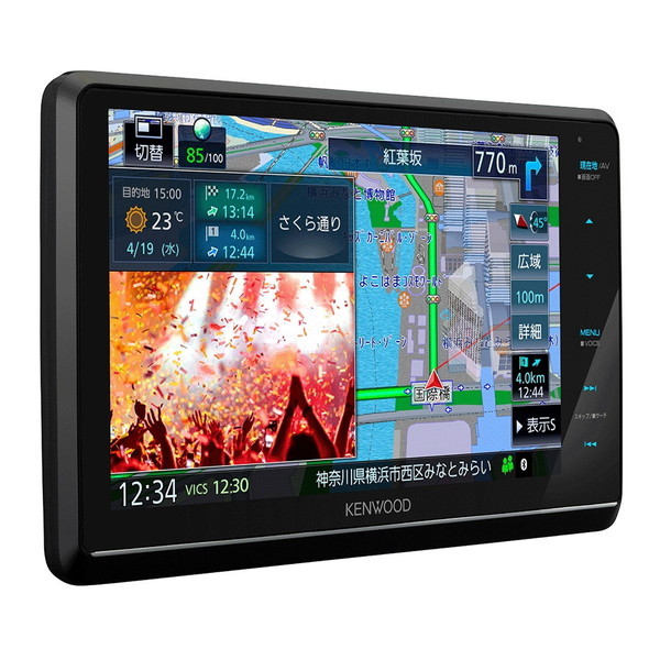 KENWOOD MDV-S810F 彩速ナビ [8V型 フルセグチューナー内蔵DVD
