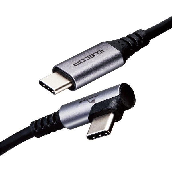 ELECOM MPA-CCL20NBK USB Type CP[u ^CvCP[u PDΉ RہEREBX USB2.0(C-C) LRlN^ Fؕi X}z[dP[u 2m ubN