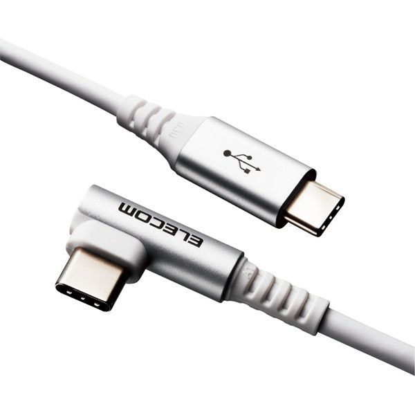 ELECOM MPA-CCL20NWH USB Type CP[u ^CvCP[u PDΉ RہEREBX USB2.0(C-C) LRlN^ Fؕi X}z[dP[u 2m zCg