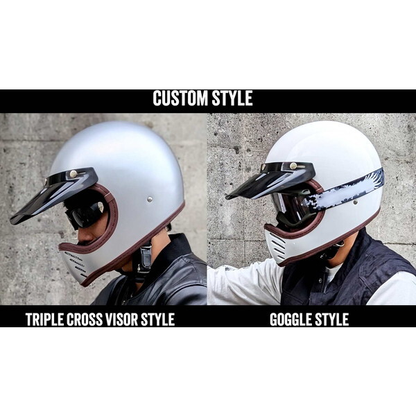 RIDEZ TRIPLE CROSS WHITE L [フルフェイスヘルメット] | 激安の新品