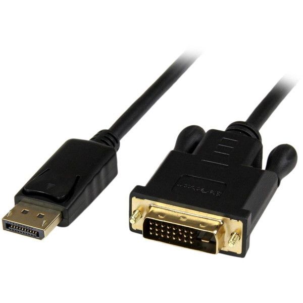 StarTech DP2DVIMM6BS ブラック [1.8m DisplayPort - DVIアクティブ