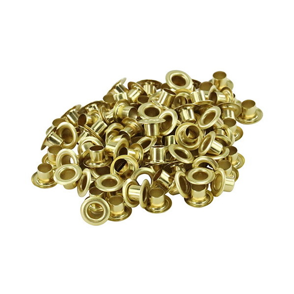 SK11 両面ハトメ玉 真鍮 5mm NO.21MT 100クミ | 激安の新品・型落ち