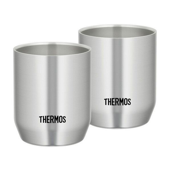 THERMOS JDH-280P-S �^��f�M�J�b�v �X�e�����X 280ml 2�Z�b�g