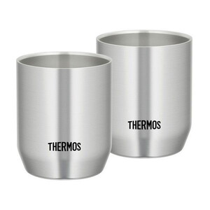 THERMOS JDH-280P-S 真空断熱カップ ステンレス 280ml 2個セット
