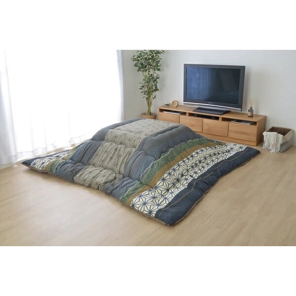 イケヒコ・コーポレーション 1160480190203 こたつ布団 長方形 掛け単品 ネイビー 約205×245cm