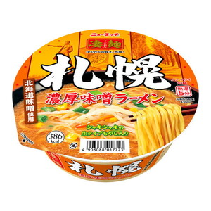 ヤマダイ ニュータッチ 凄麺 札幌濃厚味噌ラーメン 164g x12