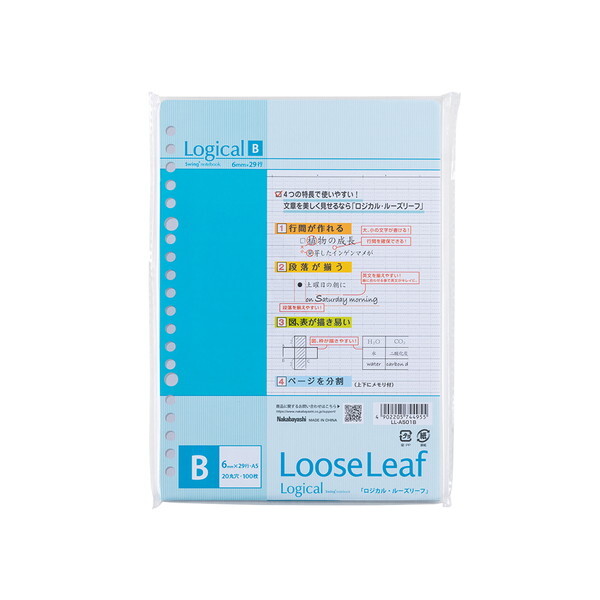 Nakabayashi LL-A501B [XCO WJ[Y[t A5 Br 100 Br]