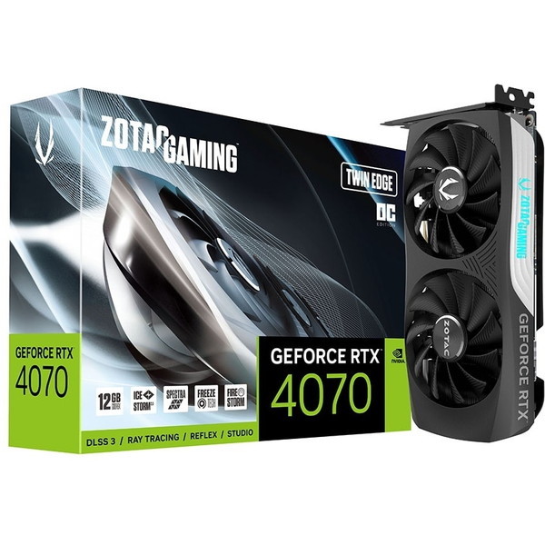 ZOTAC ZTRTX4070TWINEDGEOC/ZT-D40700H-10M GAMING GEFORCE RTX 4070 ...