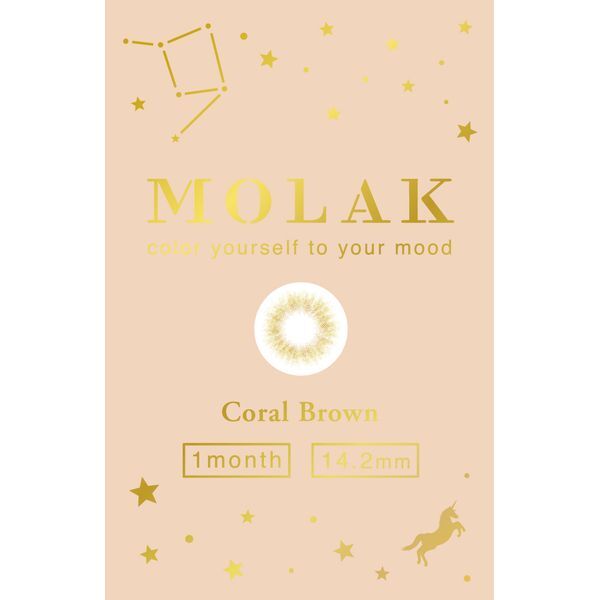PIA MOLAK 1MONTH 2������ �R�[�����u���E�� (�x����) -2.50 �J���[�R���^�N�g�����Y