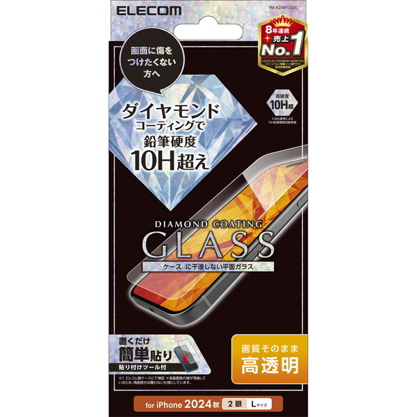 ELECOM PM-A24BFLGDC [iPhone16 Plus KXtB _ChR[g ]