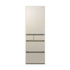 美品！Panasonic 冷蔵庫 NR-E455PXL-N PANASONIC NR-E455PX-N サテンゴールド [冷蔵庫 (450L・右開き