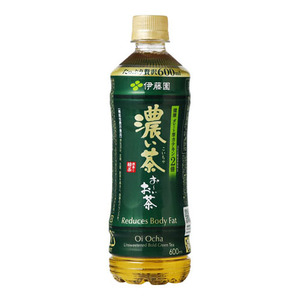 伊藤園 おーいお茶濃い茶抹茶入緑茶 600ml ×24