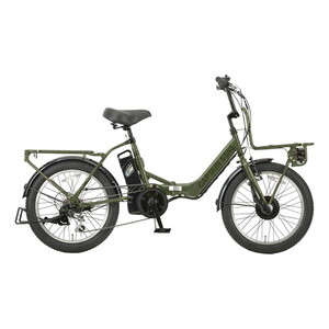 電動アシスト自転車 ブラック折りたたみ 21Technology DACT266 ジェットブラック [電動アシスト自転車