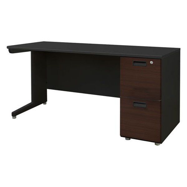 �y�@�l����z Netforce LKD-146B-C-W-BKDBR-2 �V�u���b�N �����_�[�N�u���E�� �i�b�c [�Б��� 2�i (��1400mm)]