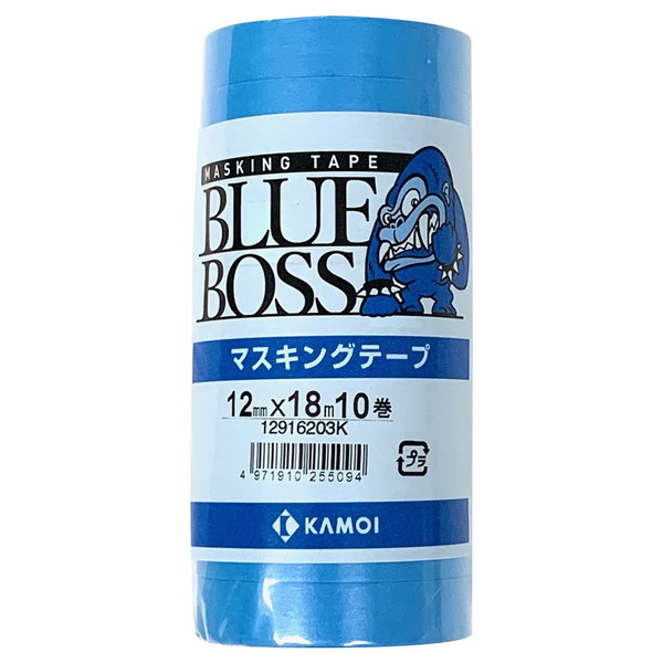 J BLUE BOSS ԗhp}XLOe[v 12mm×18m 10pbN