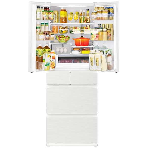 日立 R-H49X(W) ピュアホワイト Hタイプ [冷蔵庫 (485L・フレンチドア