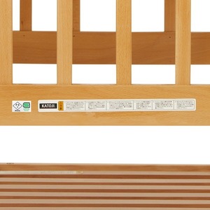 KATOJI　ハイシートミニベッド（ナチュラル） KATOJI ハイシートミニベビーベッド2 プレミアム ナチュラル 02510