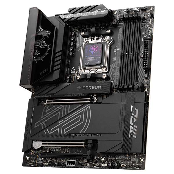中古美品 MSI MAG X870E CARBON WIFI ATXマザーボード MSI MPG X870E CARBON WIFI AMD 800シリーズ Socket AM5対応 AMD