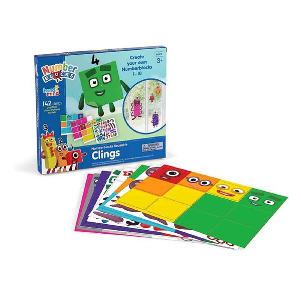Learning Resources 94746 Numberblocks Reusable Clings io[ubNX NOX ԂgLN^[V[g