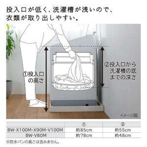 日立 BW-X90M サテンベージュ ビートウォッシュ [全自動洗濯機 (9.0kg