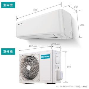 Hisense ハイセンス ルームエアコン HA-S40D2-W ハイセンス Hisense ルームエアコン HA-S40D2-W : MITENE